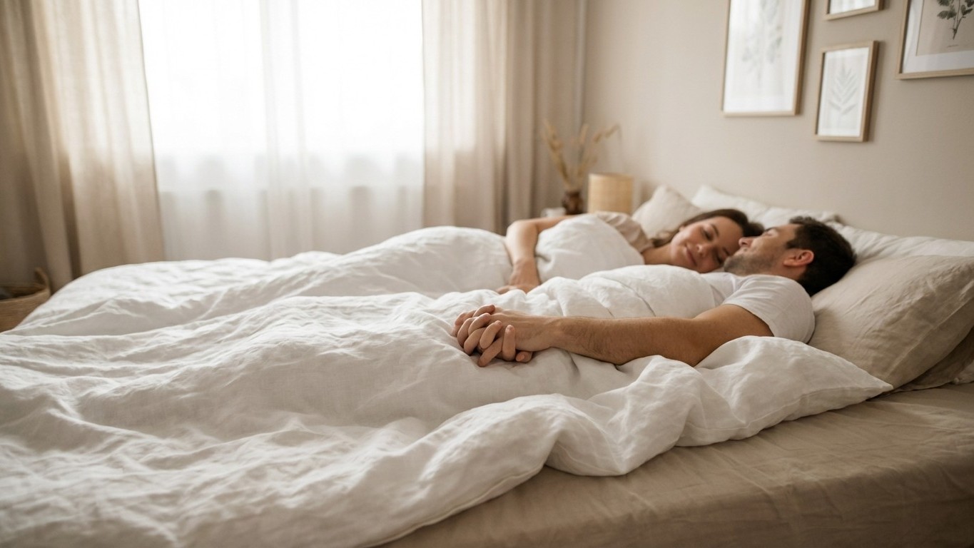« On s'endormait dos à dos » : ce rituel du soir a tout changé pour notre couple