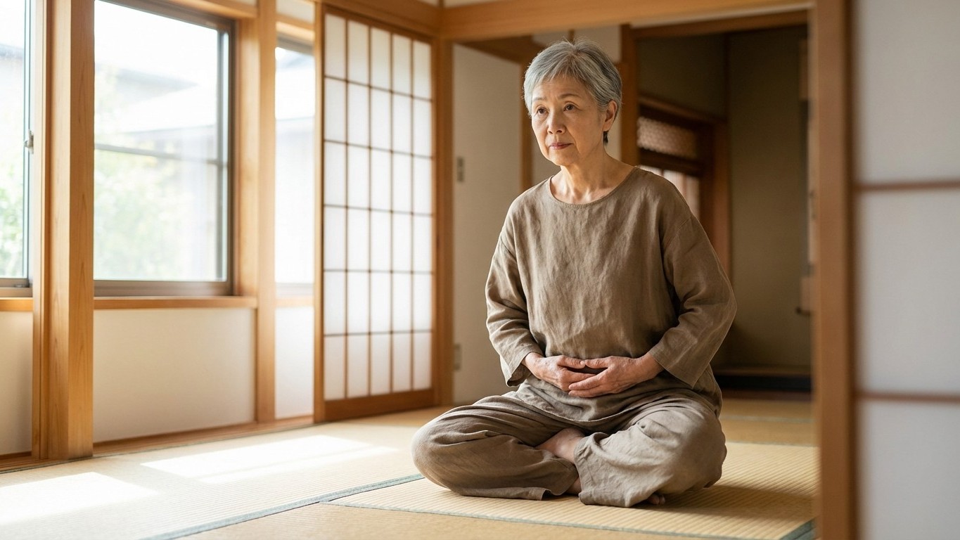 Les centenaires d'Okinawa font ce geste au sol chaque matin : votre médecin devrait vous le demander aussi