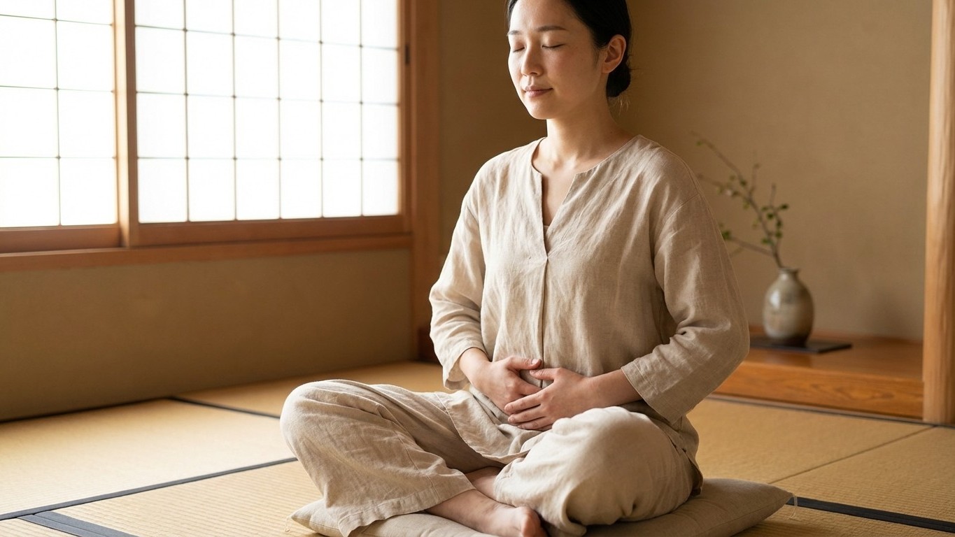 Les Japonais respirent à l'envers de nous : l'effet sur le système nerveux est visible en 10 minutes