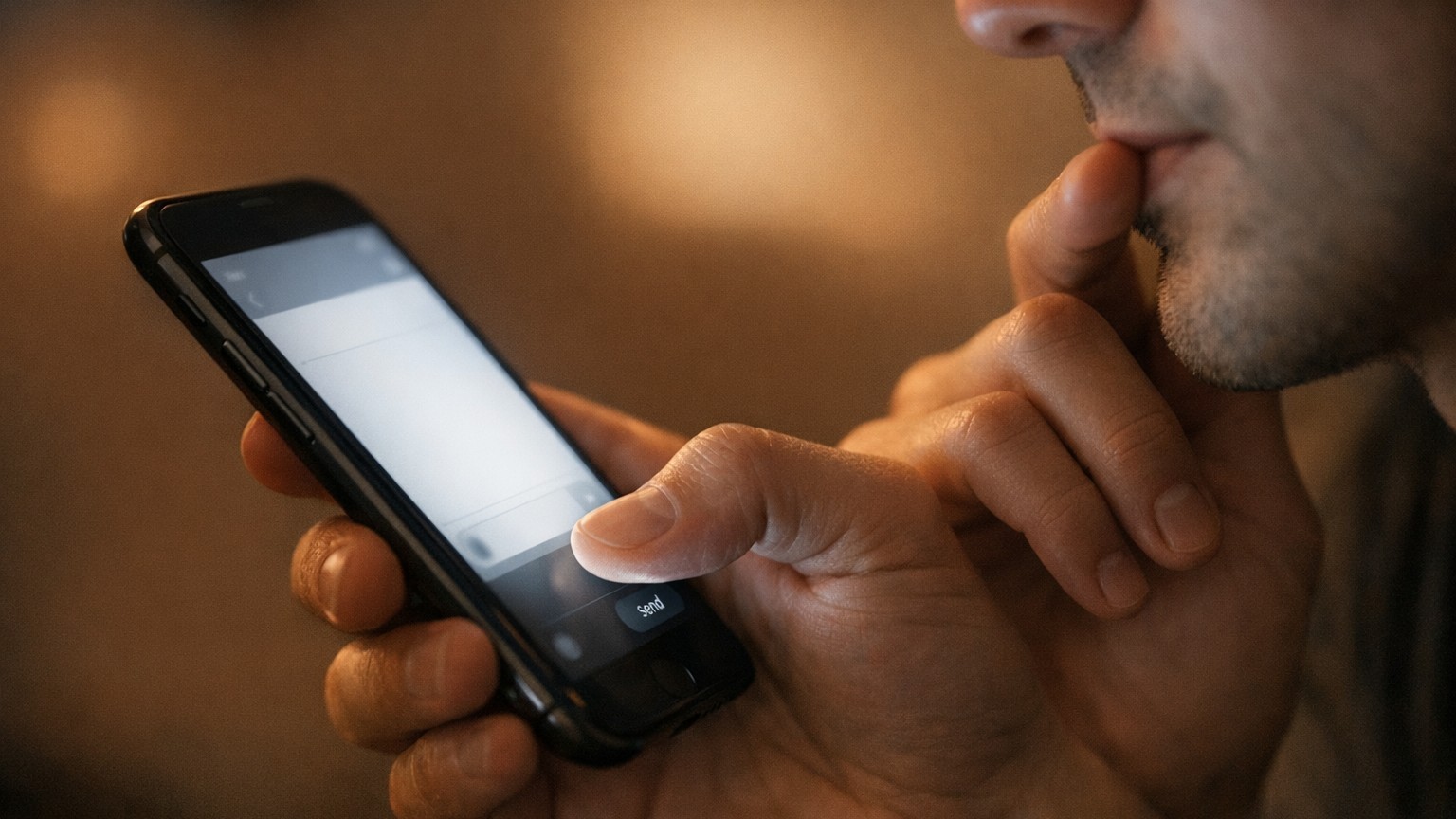 Je relis chaque SMS dix fois avant de l'envoyer et j'ai toujours cru que c'était un problème de confiance : les psys y voi...