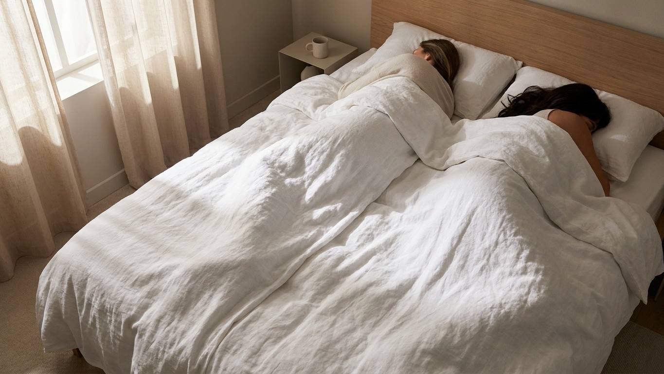 Vous dormez comme ça chaque nuit sans y penser : les thérapeutes de couple y voient le tout premier signe d'une rupture