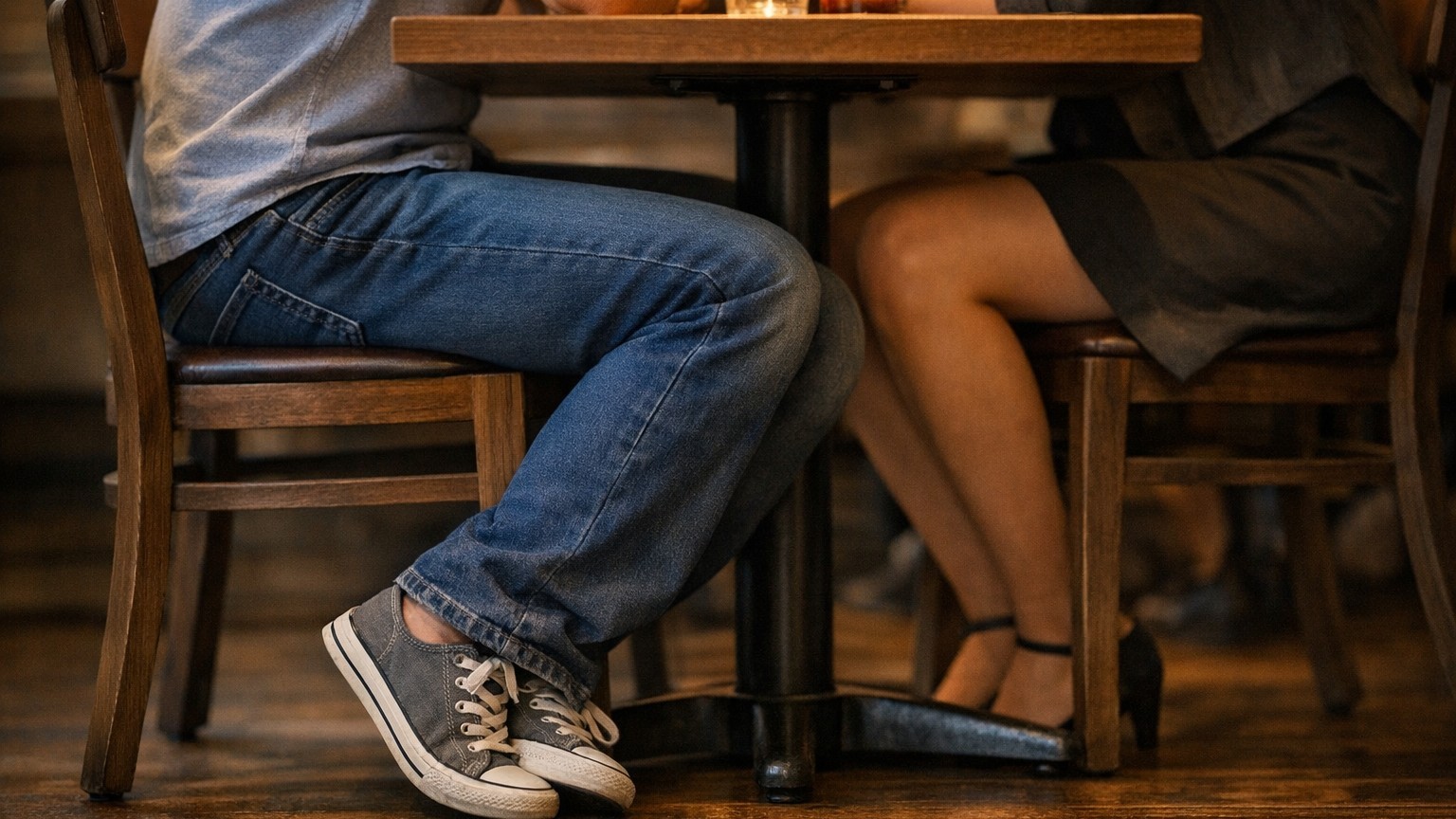 À chaque premier rendez-vous, vos jambes sous la table envoient un signal que vous ne contrôlez pas : un psy décrypte la p...
