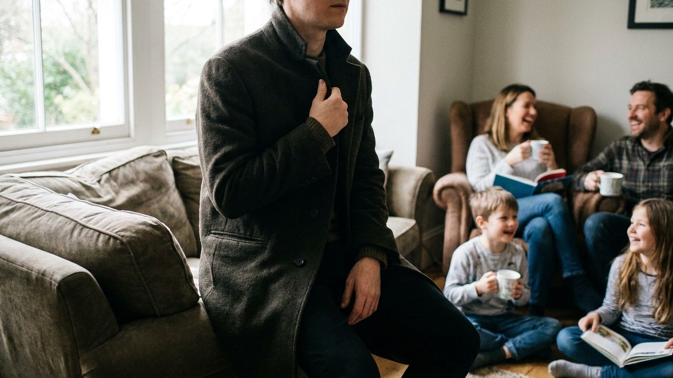 Je gardais toujours mon manteau chez mes proches sans y penser : le jour où un psy m'a dit ce que ça révélait, j'ai compri...