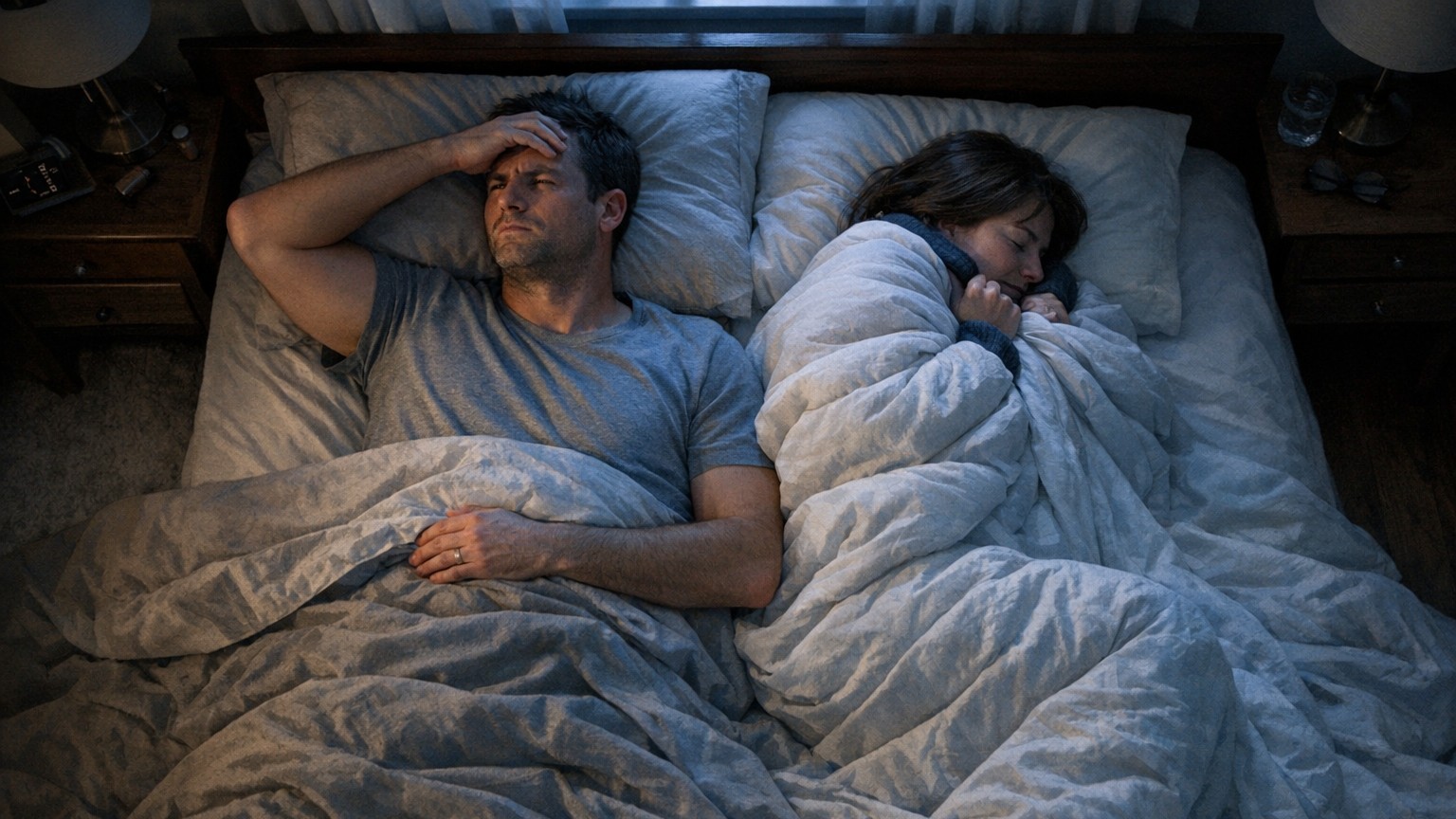 « Je pensais que c'était juste de la pudeur » : pourquoi refuser d'ouvrir la fenêtre la nuit quand on partage un lit en di...