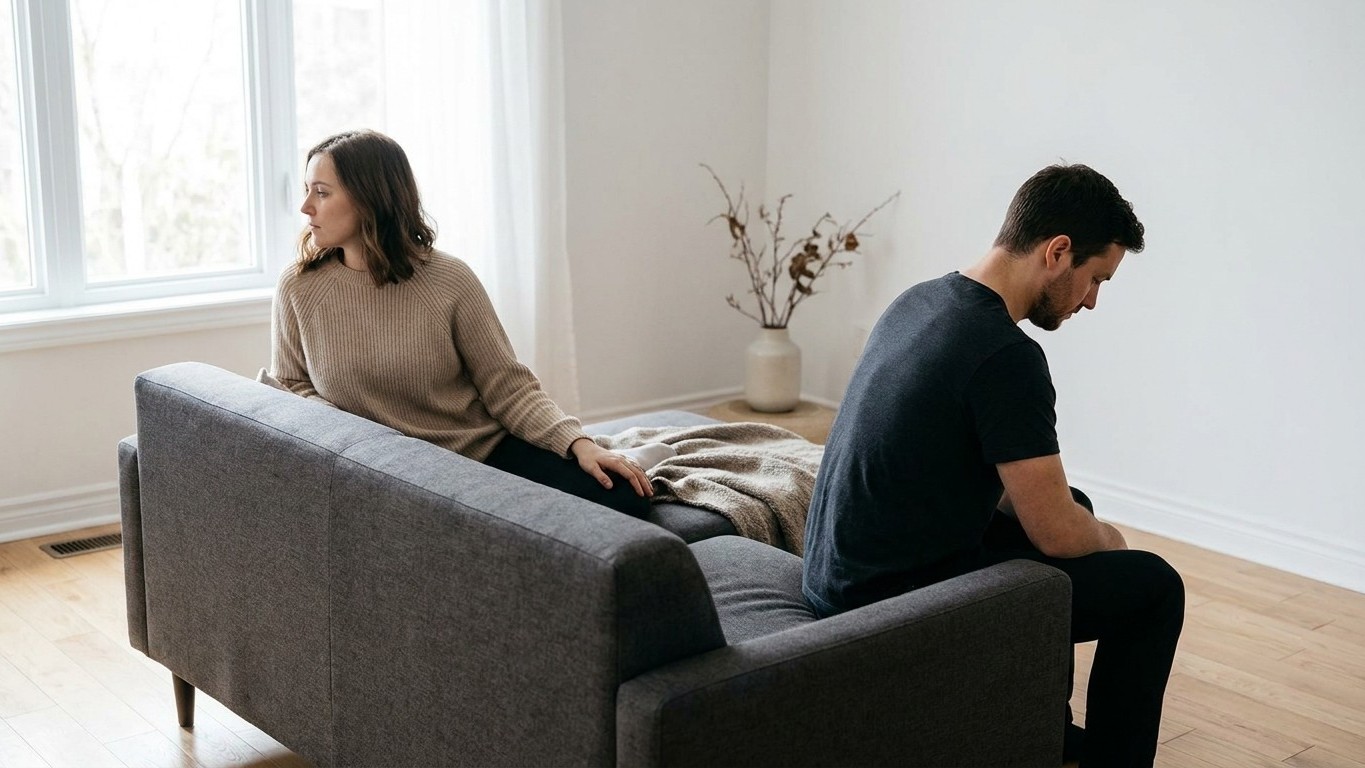 Mon mari refuse toujours de quitter la pièce tant qu'une dispute n'est pas allée jusqu'au bout et ce n'est pas par entêtement
